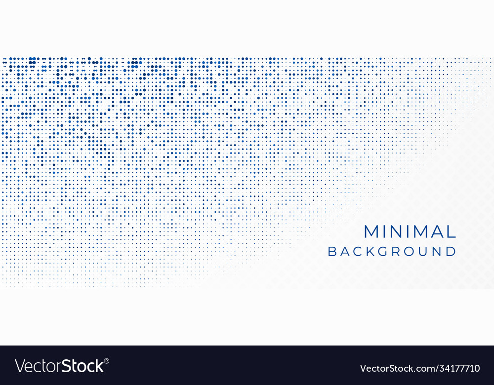 Minimal halftone circle shape random design vector image Minimal halftone circle shape random design