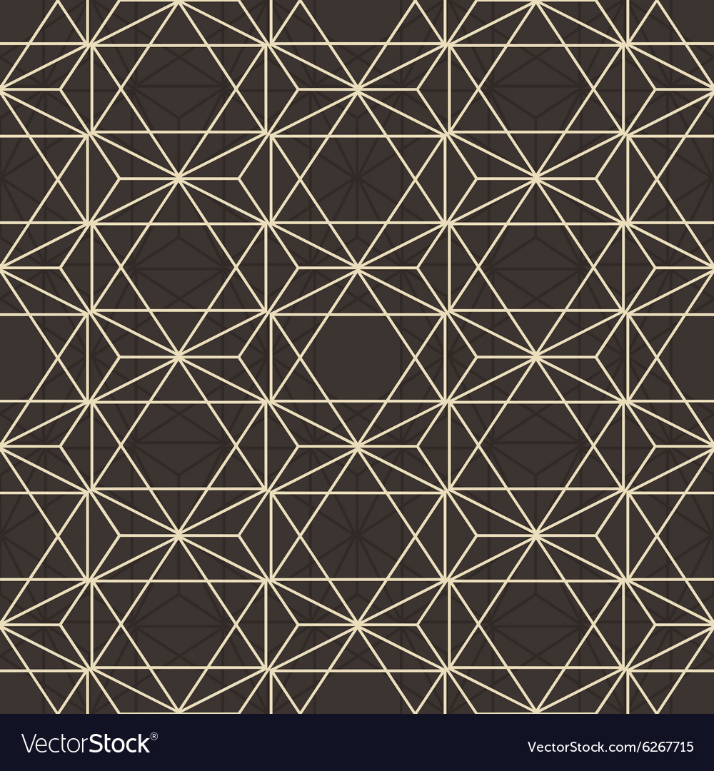 Abstract geometric hexagonal pattern