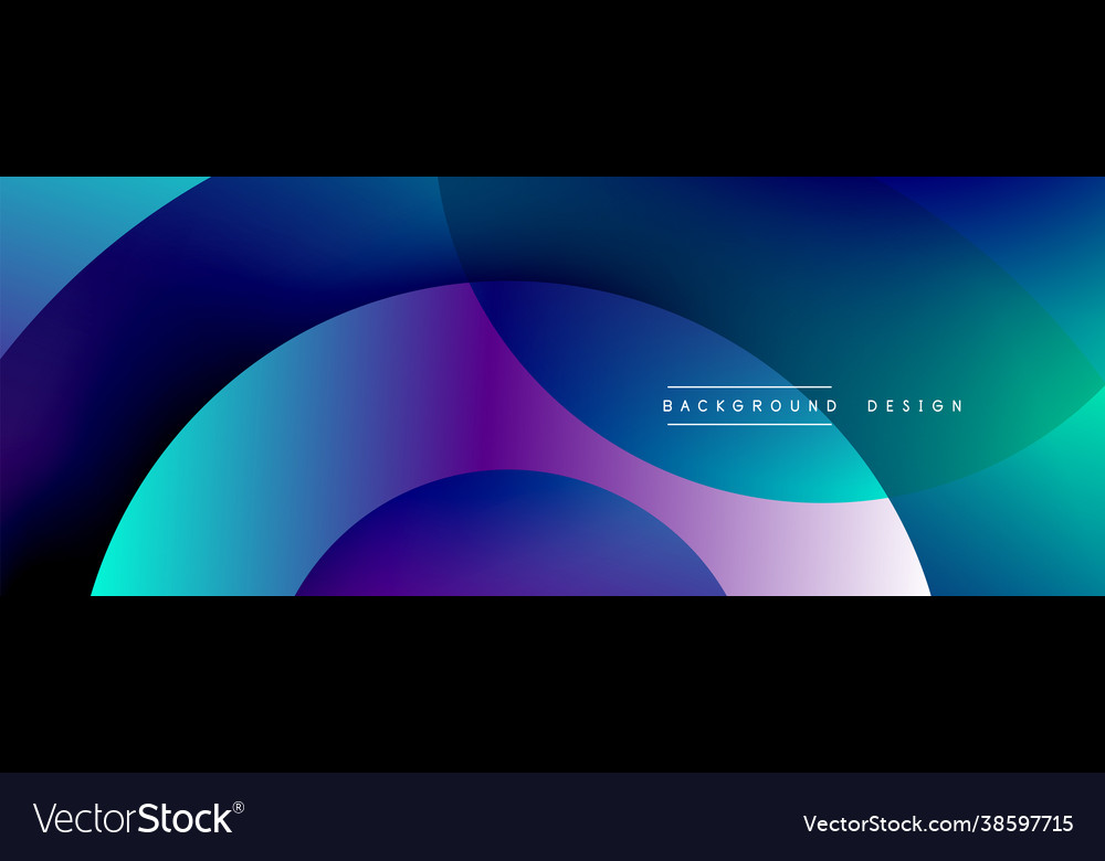 Abstract overlapping lines and circles geometric