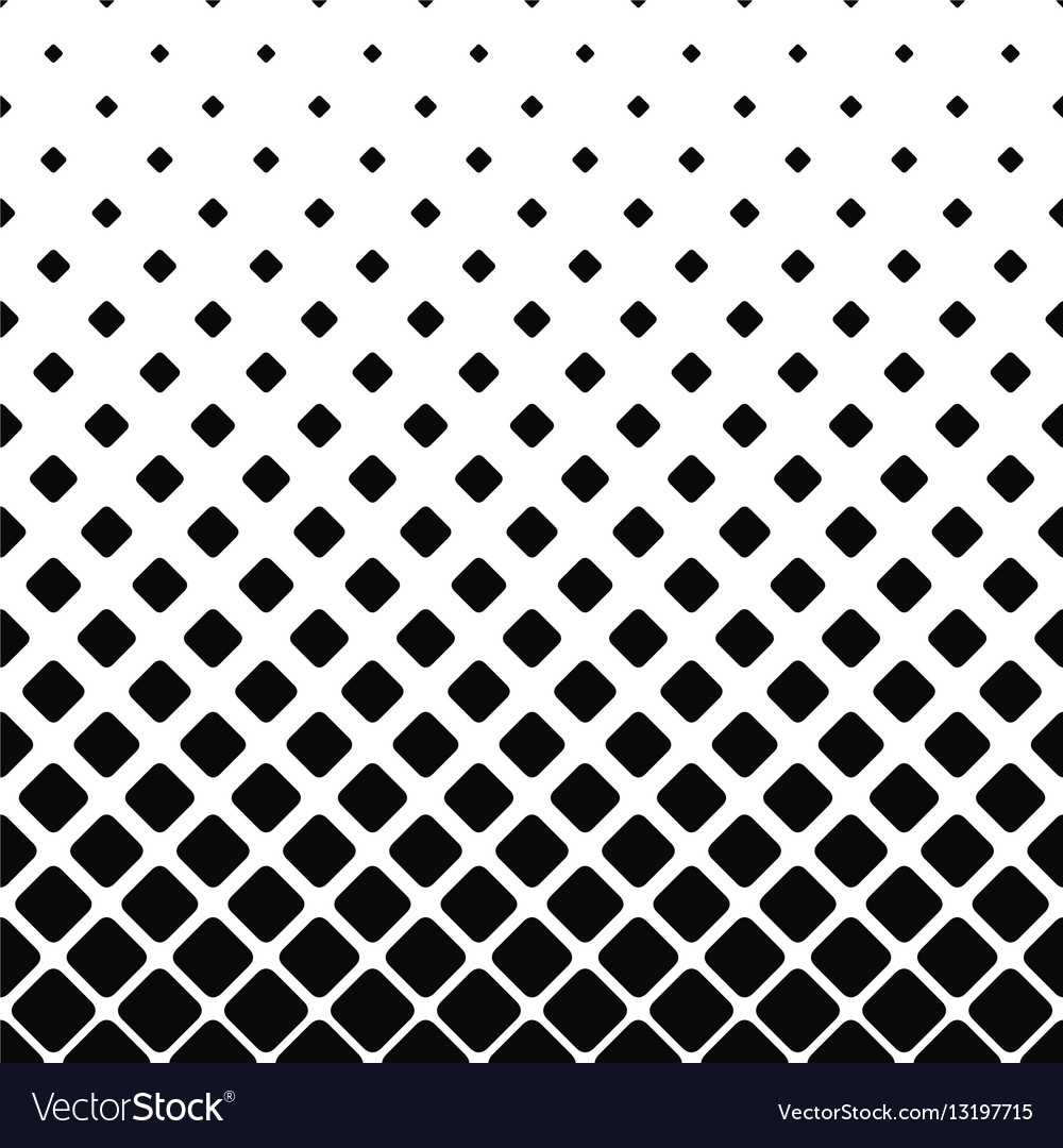 Black and white rounded square pattern design