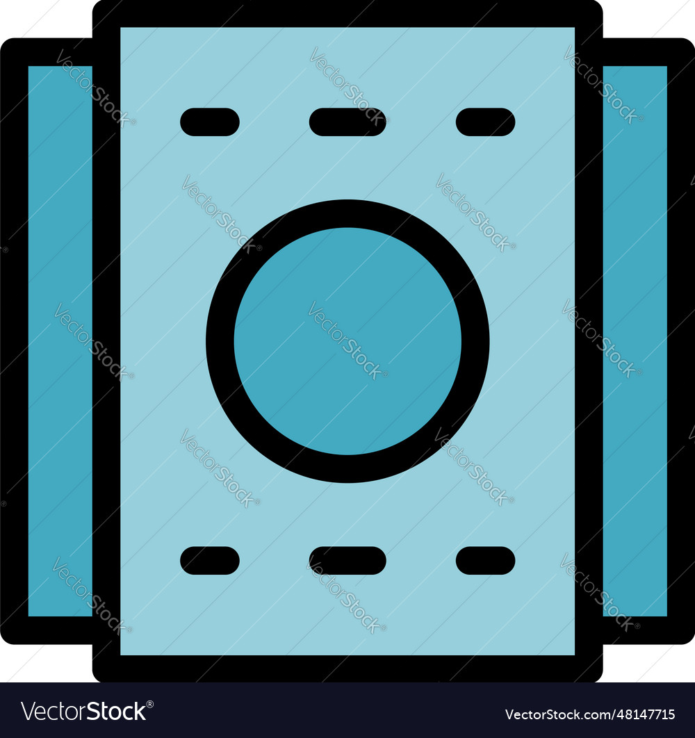 drill-tv-mount-icon-flat-royalty-free-vector-image