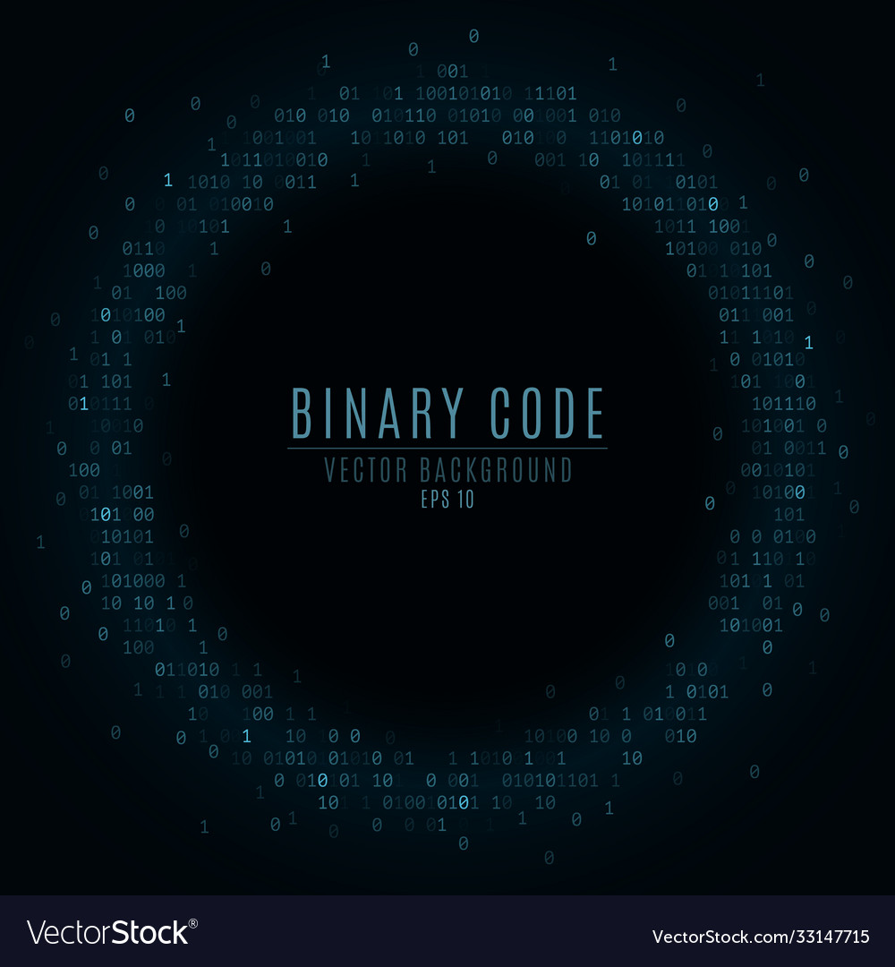 Falling Binary Code Abstract