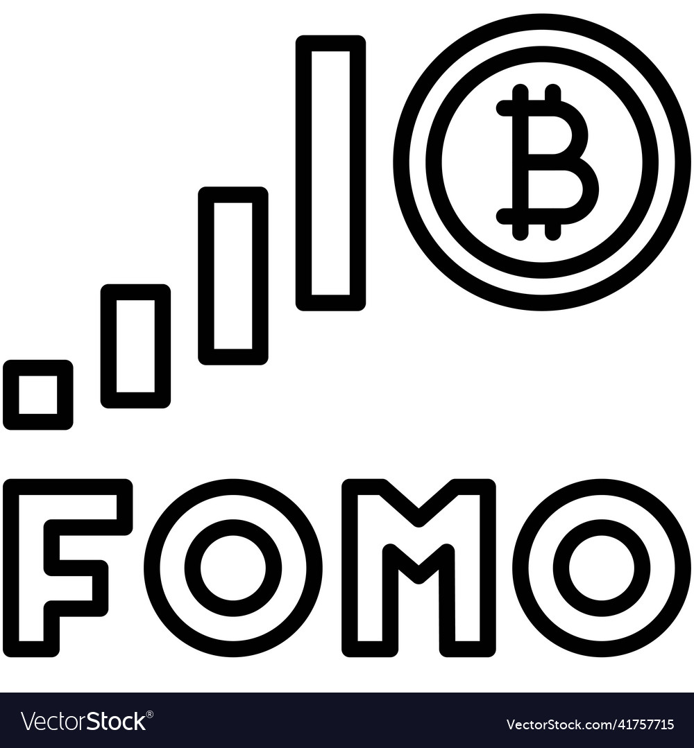 Fear of missing out icon bitcoin related