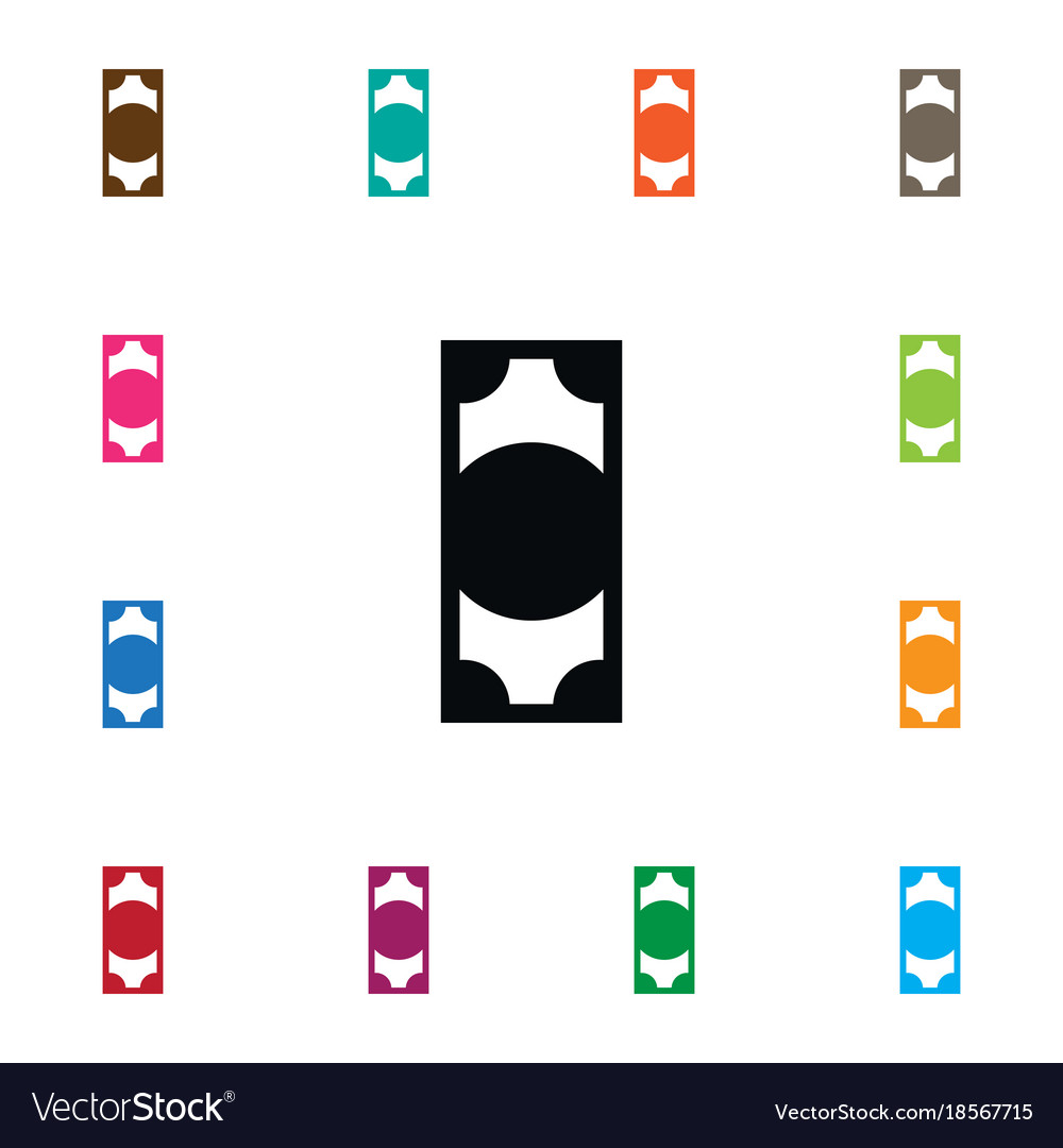 Isolated dollar icon currency element can