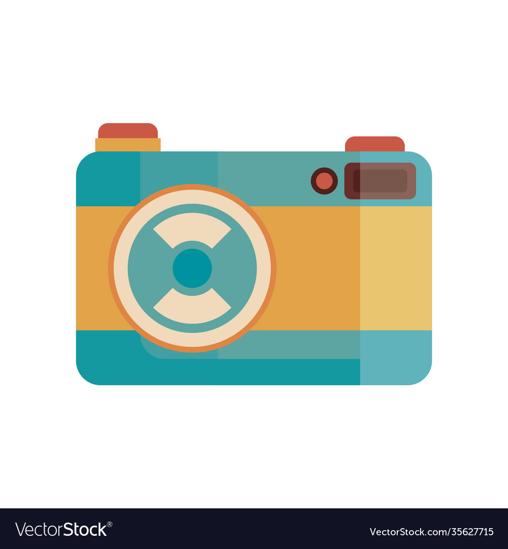 Old retro camera device icon
