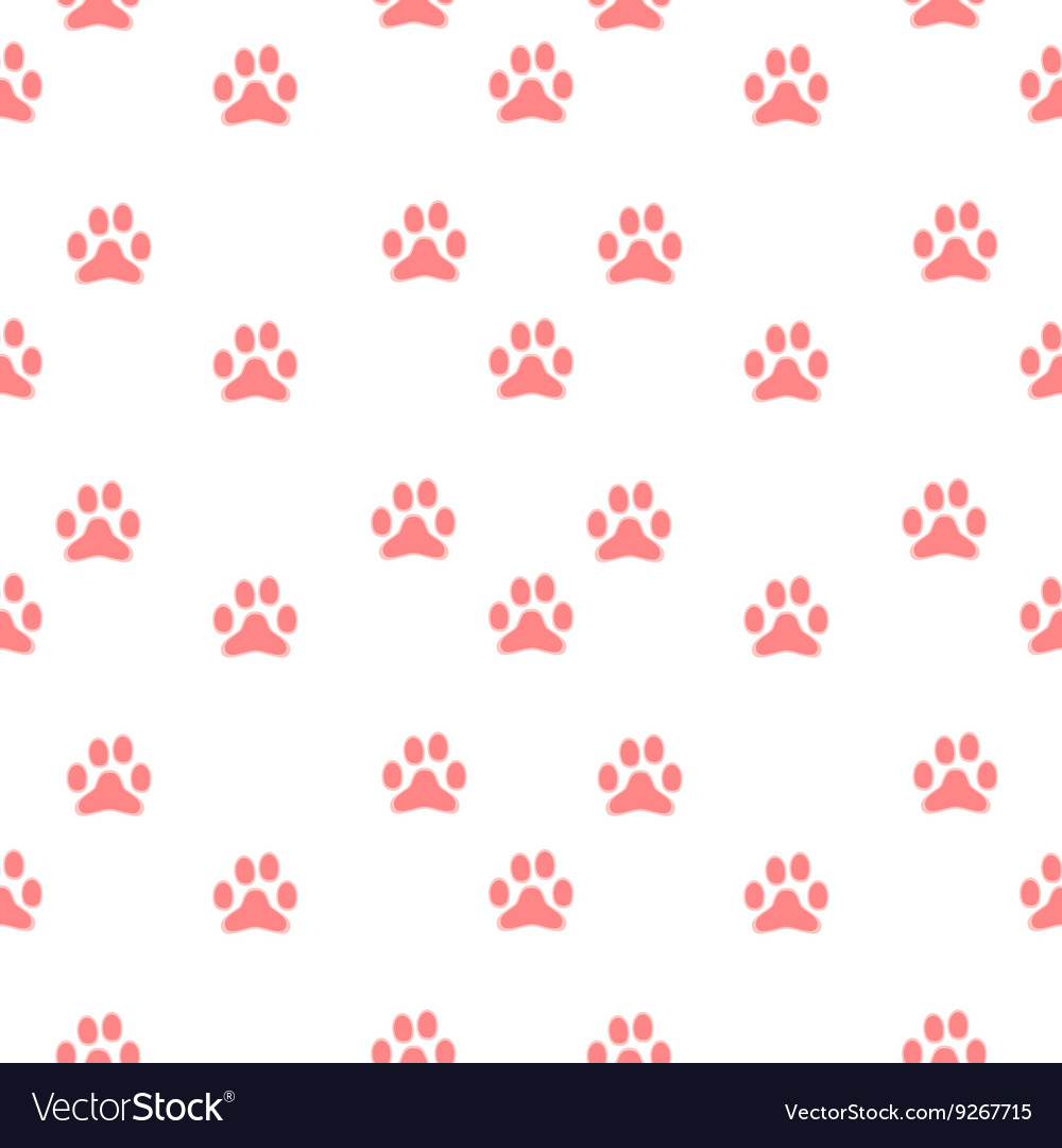 Paw background pattern