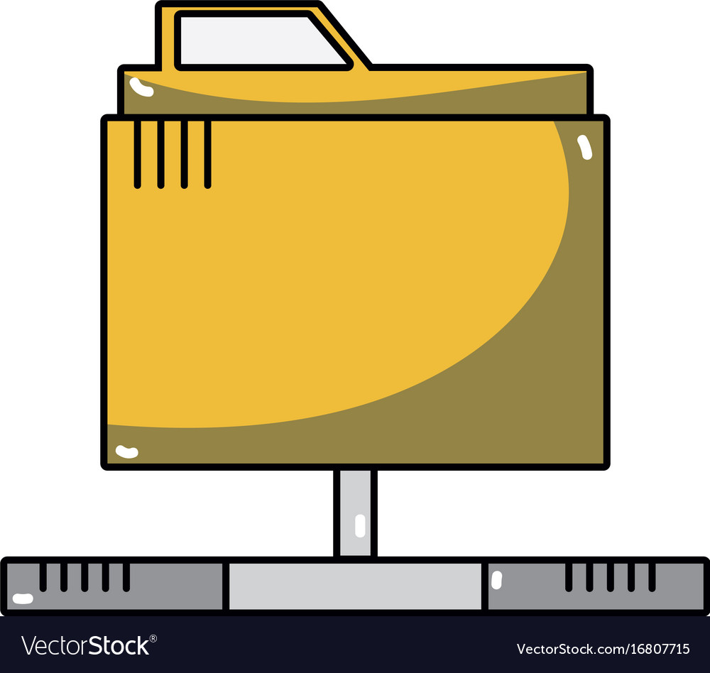 Technology data file folder server