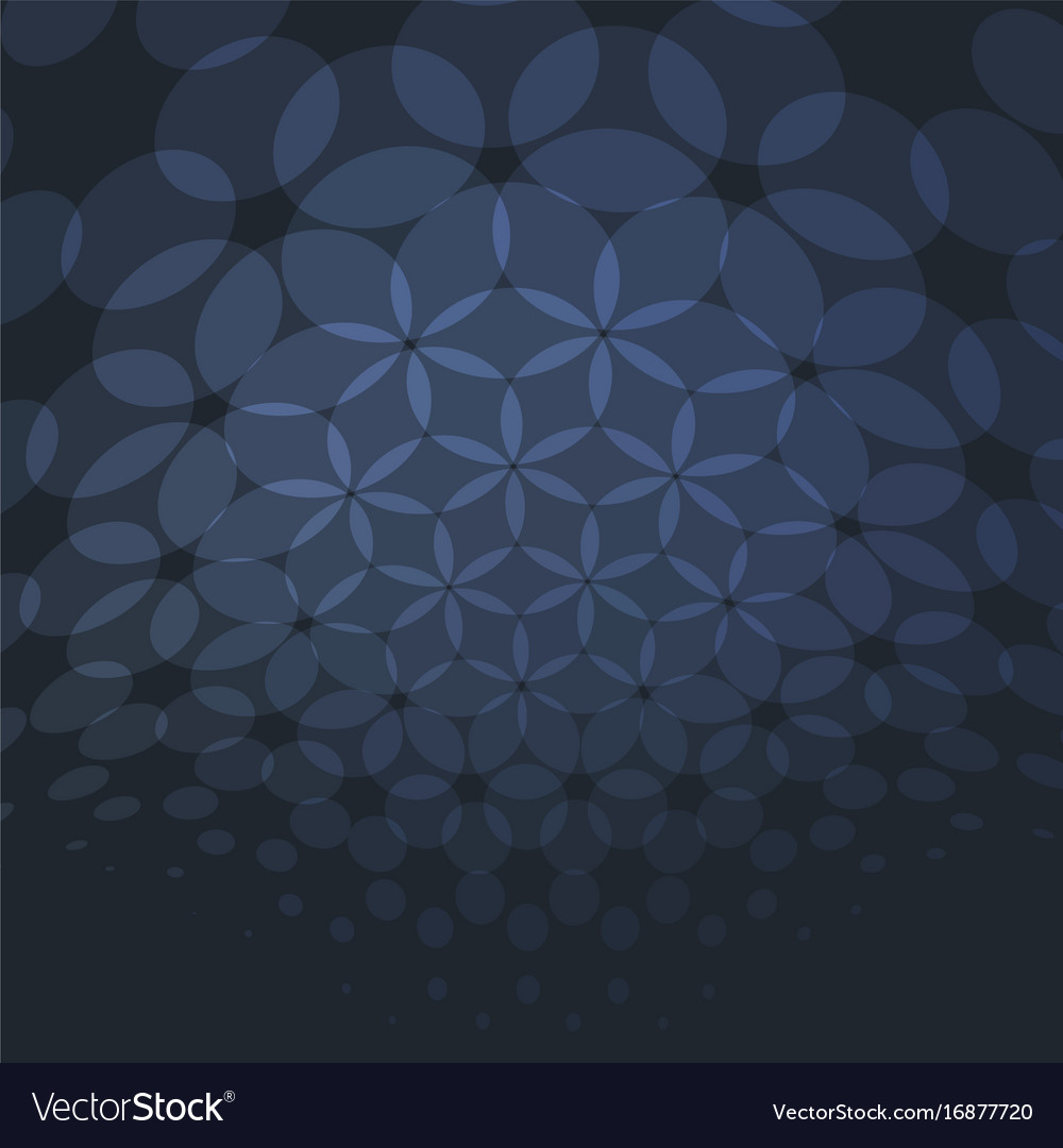 Abstract red blue design round elements