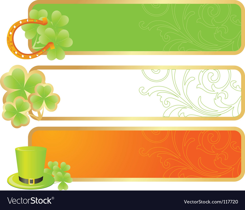 Banners for st patricks day