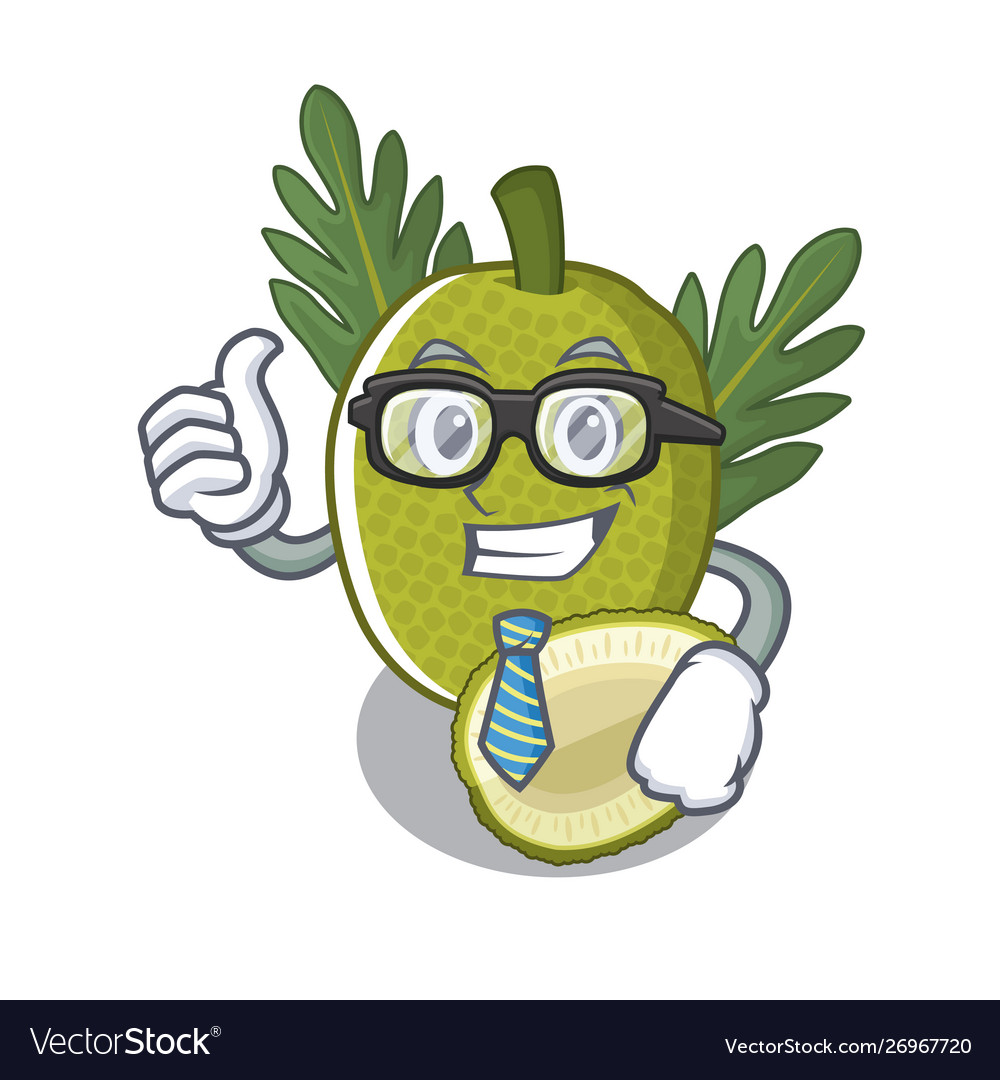 Businessman breadfruit with in character shape