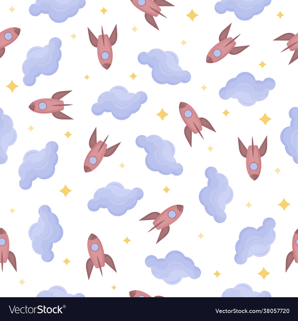 Children s seamless pattern with image
