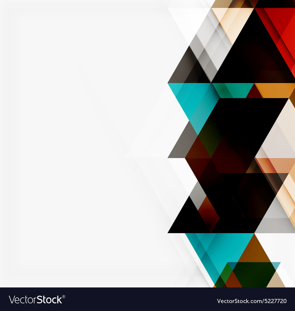 Geometric Overlap Abstract Background