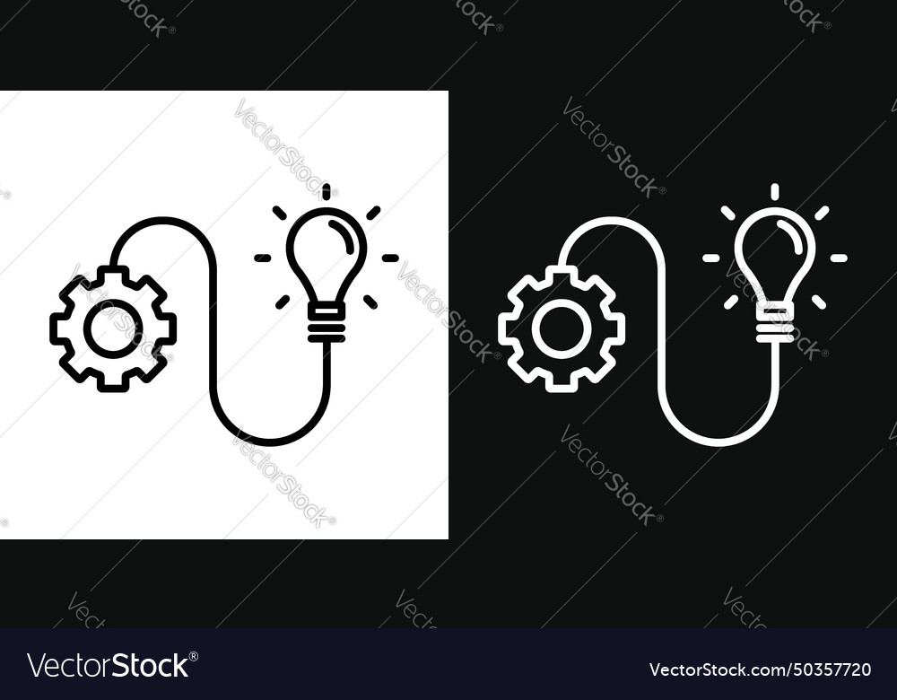 Implementation icon set business execute