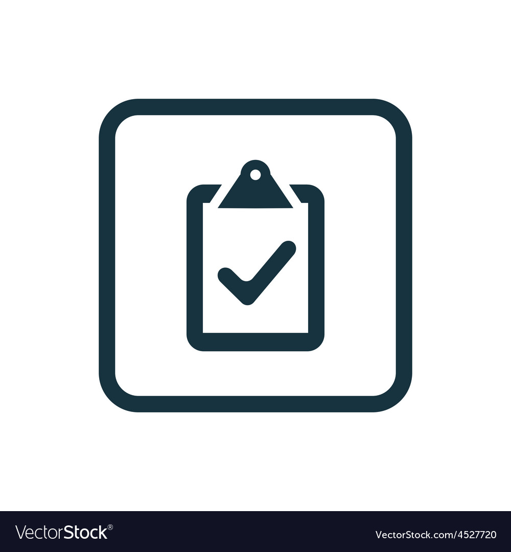 Vote icon rounded squares button