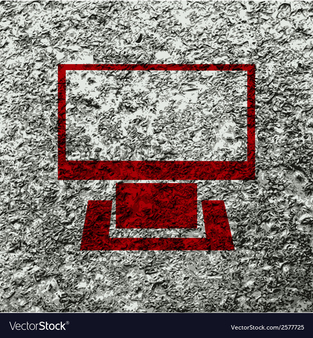 Computer flat modern web button and space for your