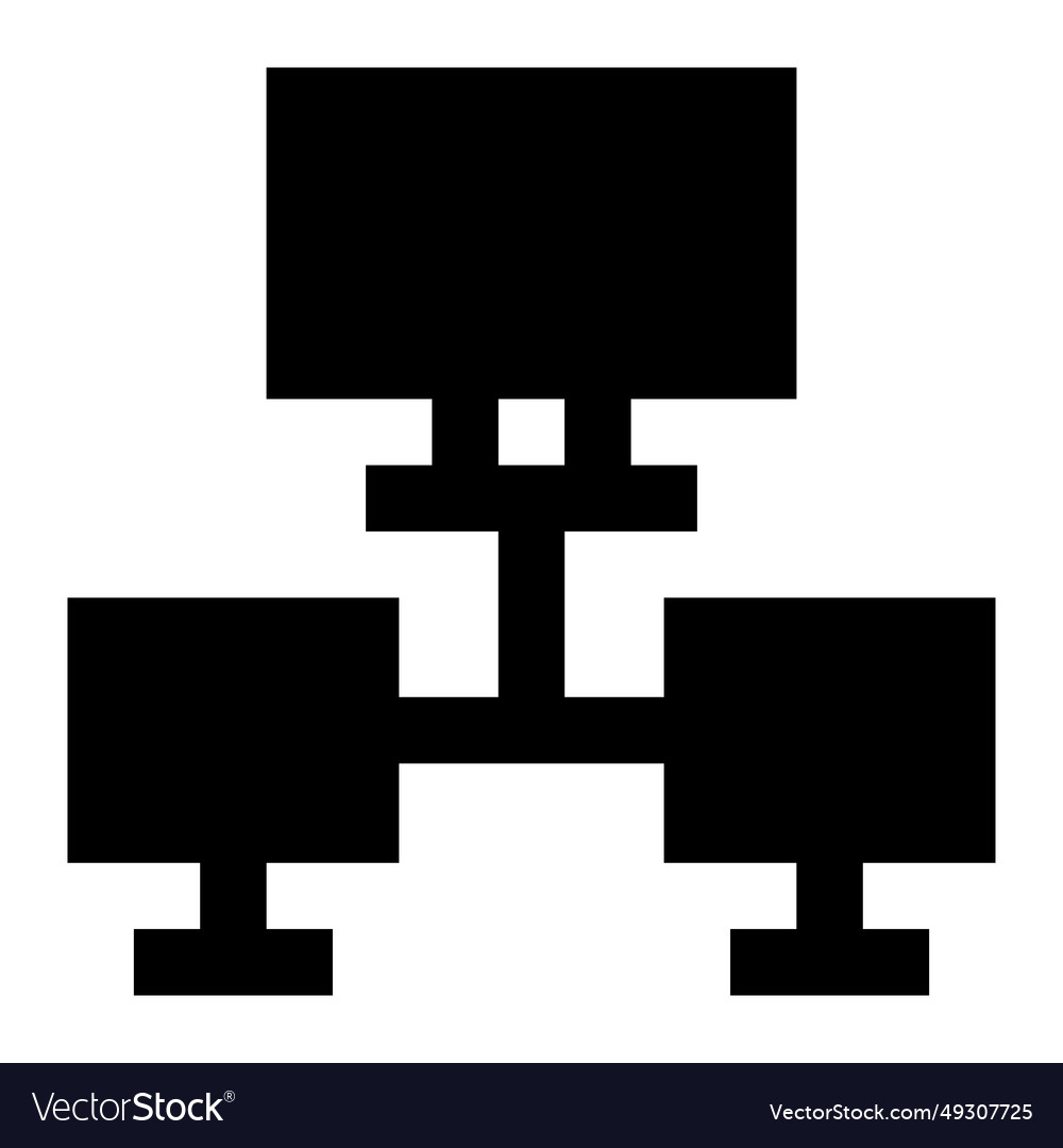 Computer networking icon internet technology Vector Image Computer networking icon internet technology