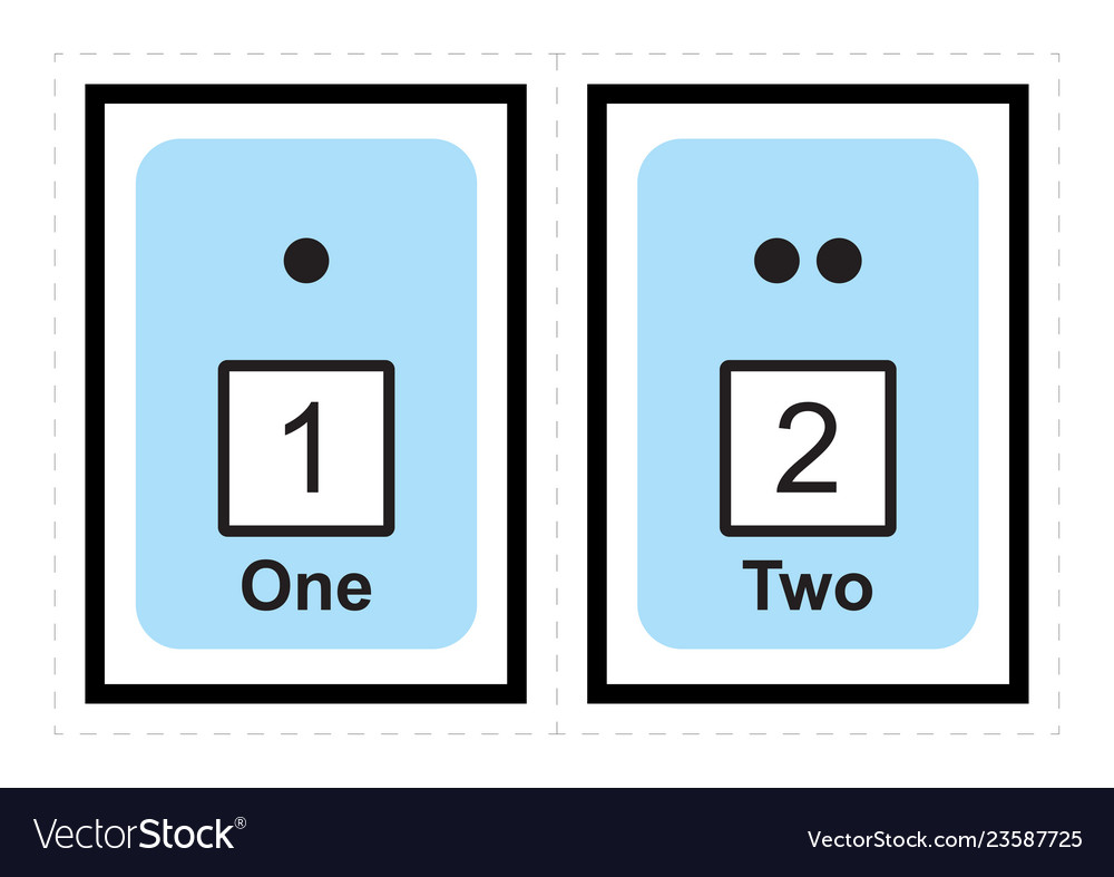 Learn numbers and counting for toddlers fo vector image Learn numbers and counting for toddlers fo