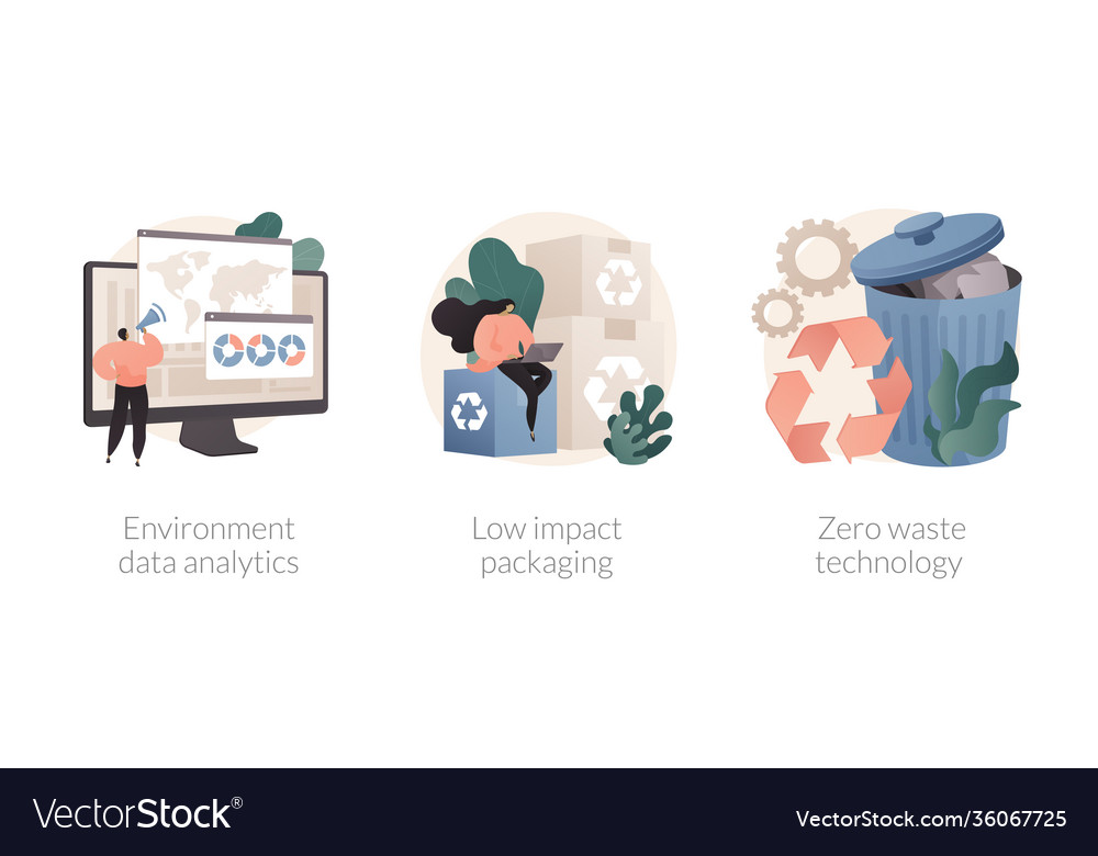 Reuse reduce recycling abstract concept