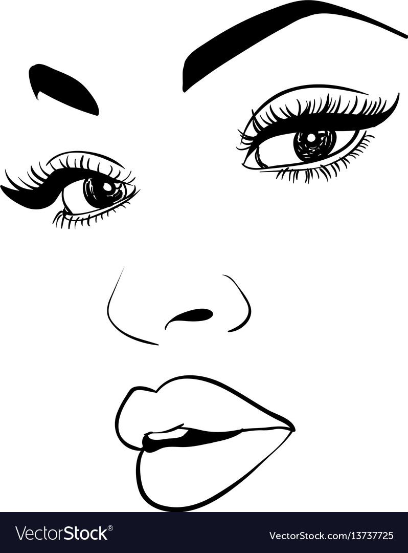 Stylish Woman Portrait - Makeup
