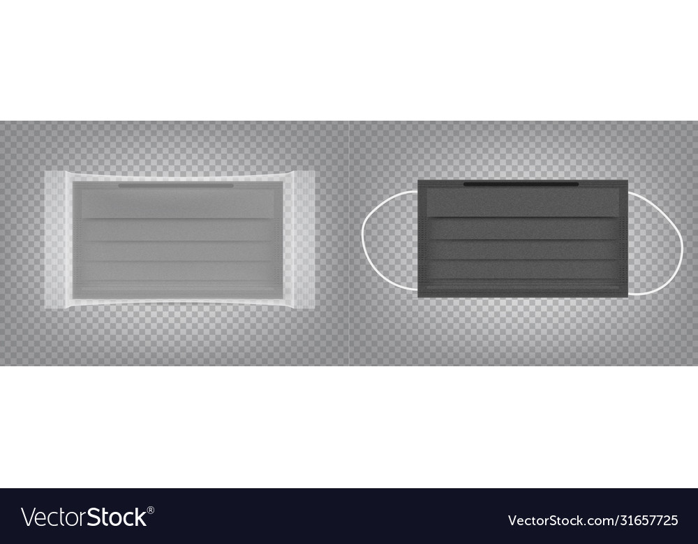 Surgical mask and virus protection Royalty Free Vector Image