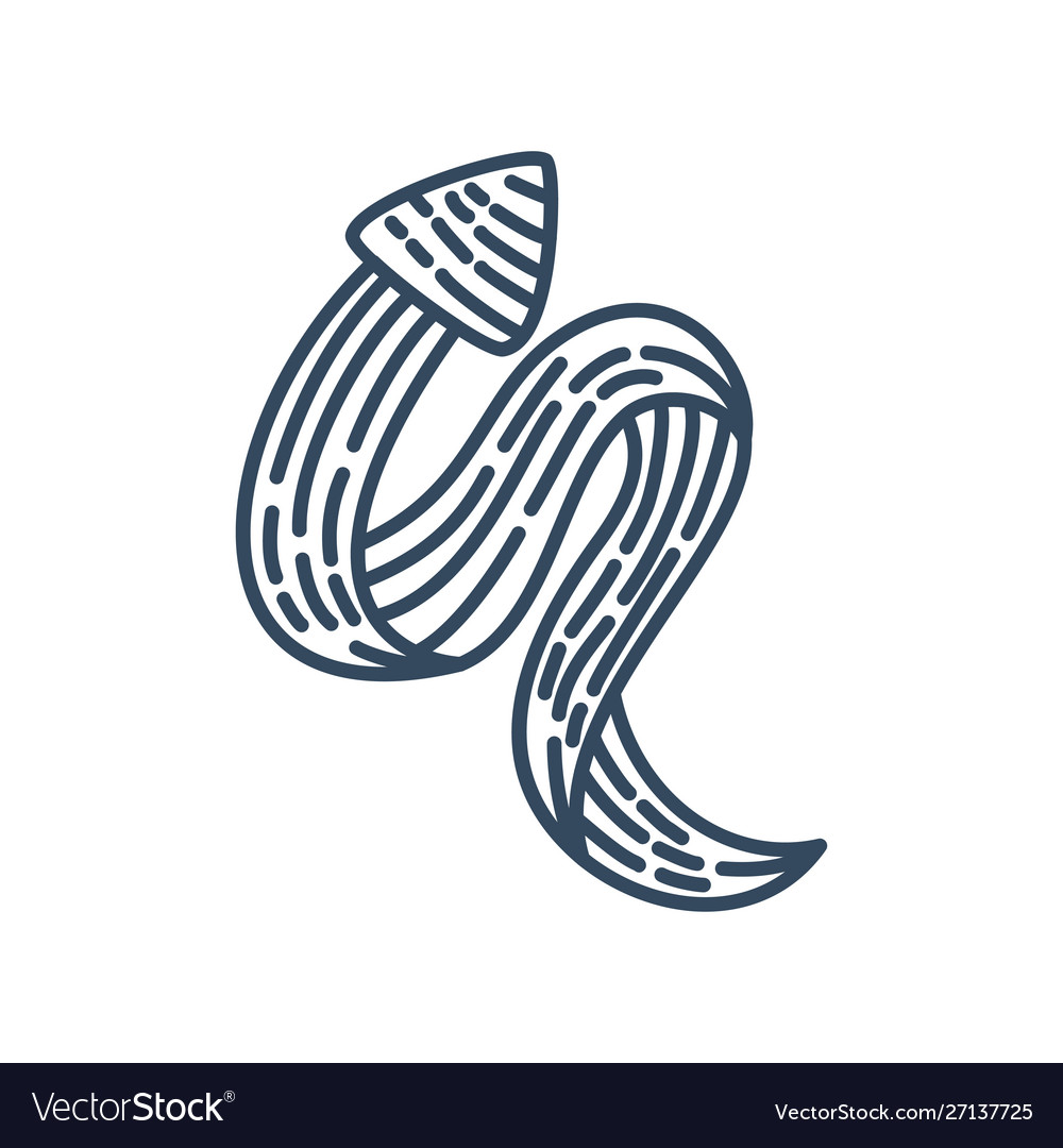 Up way arrow direction collection outline Vector Image Up way arrow direction collection outline