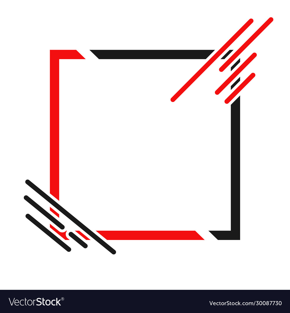 Abstract frame conditional border vector image Abstract frame conditional border