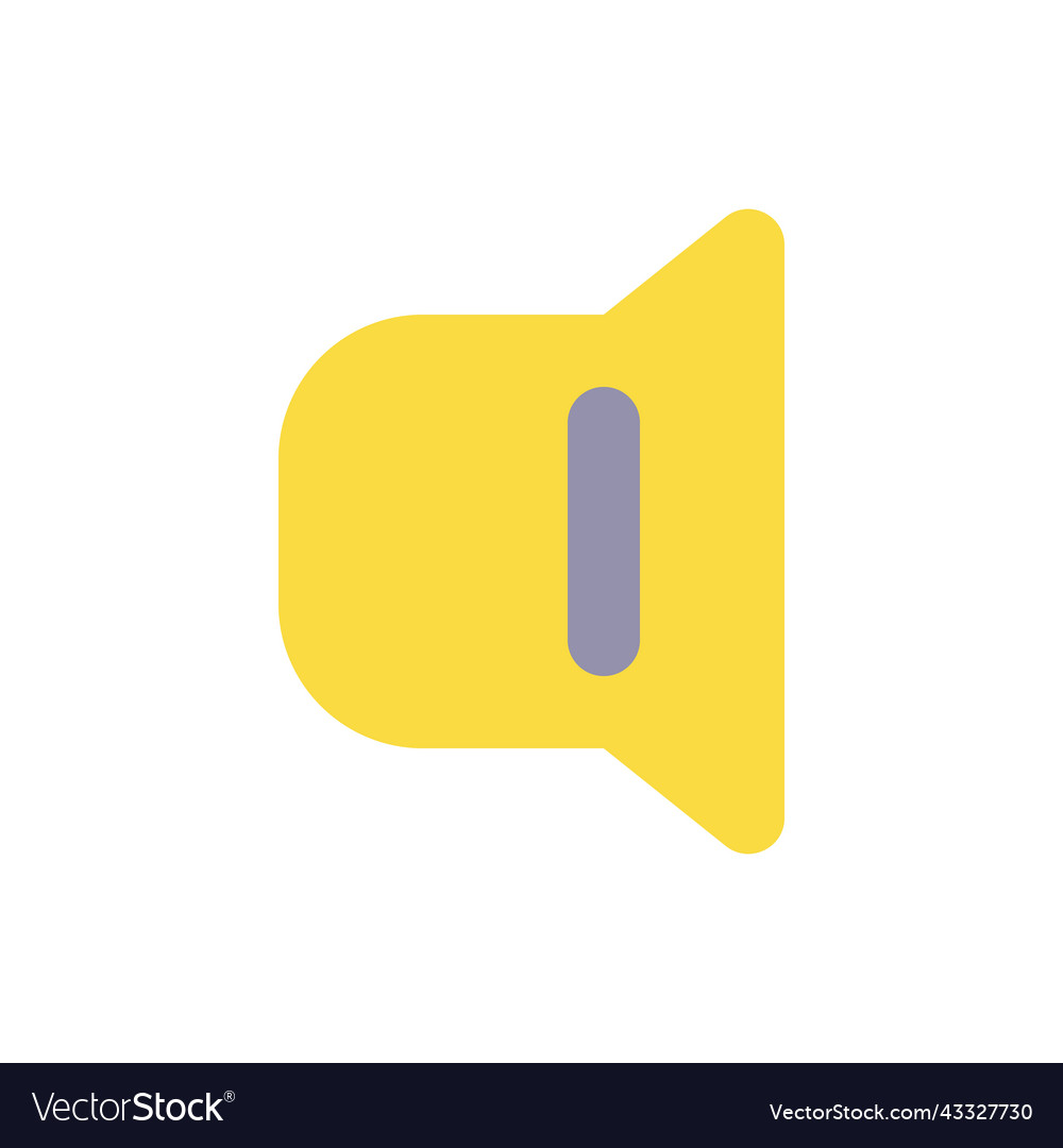 Audio settings flat color ui icon vector image Audio settings flat color ui icon