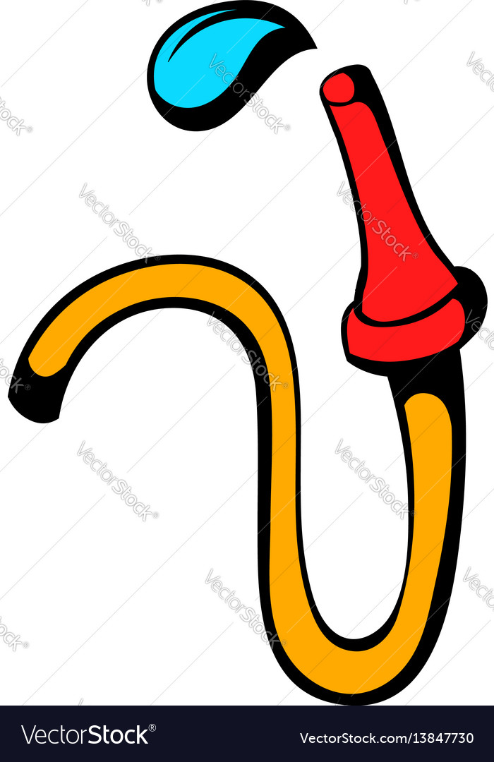 Fire hose icon icon cartoon Royalty Free Vector Image