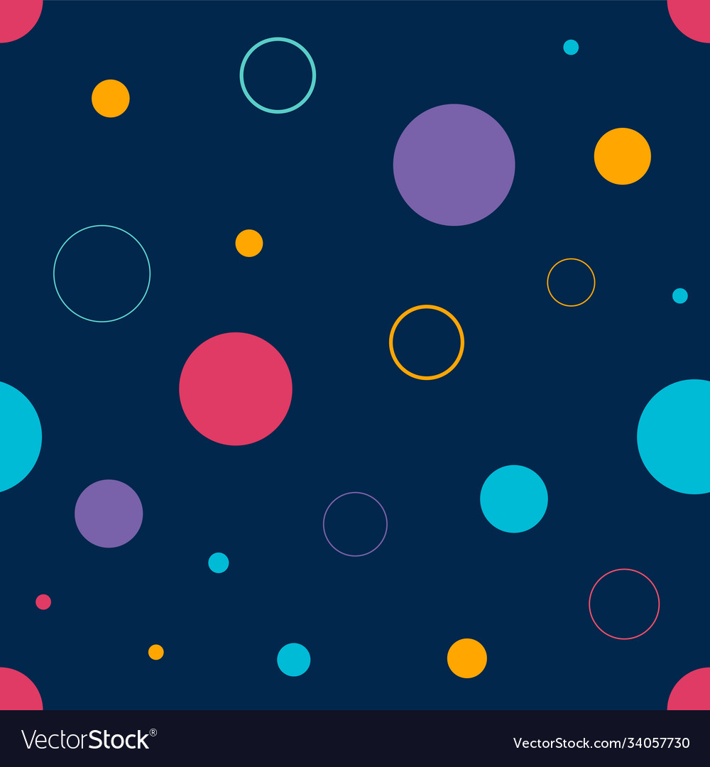 Minimalistic geometric repeat color pattern