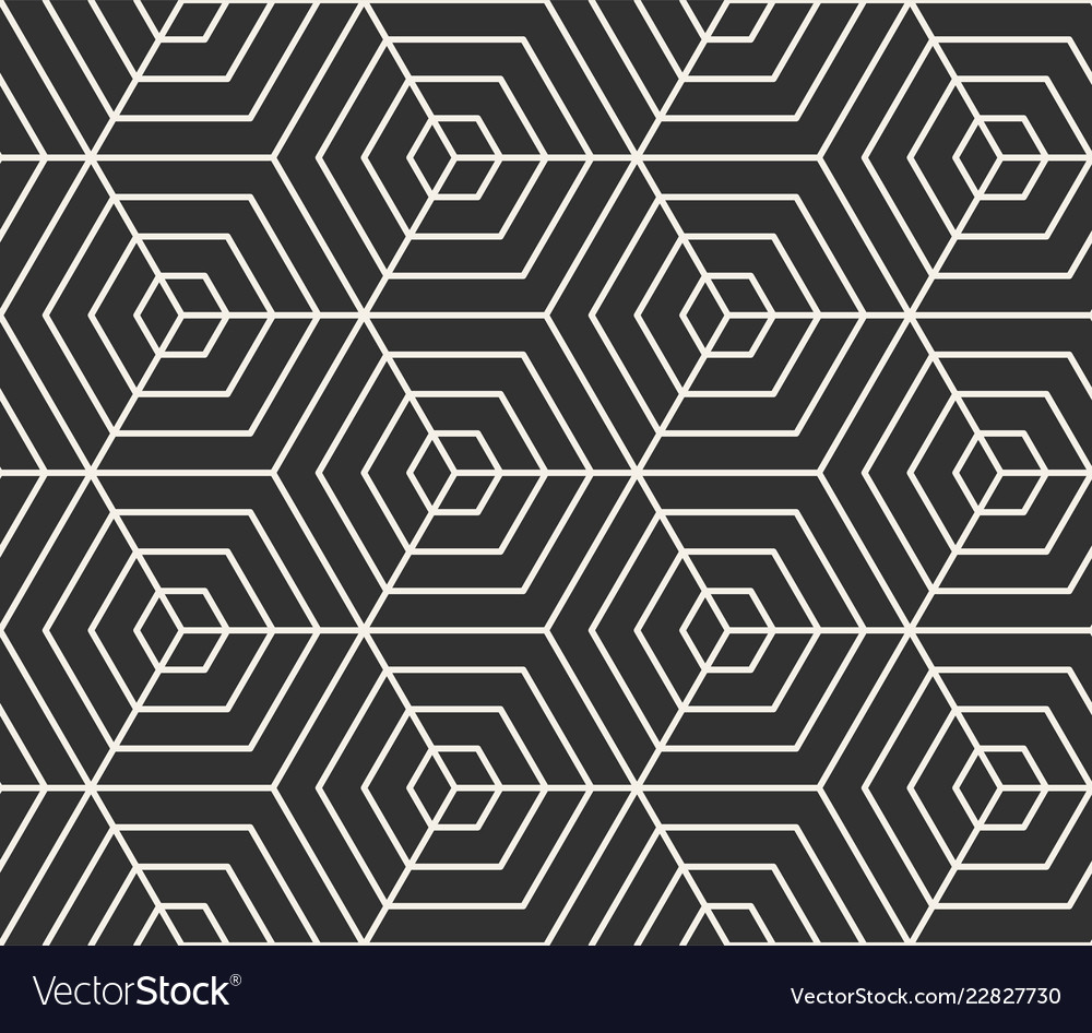 Modern Geometric Lines Pattern