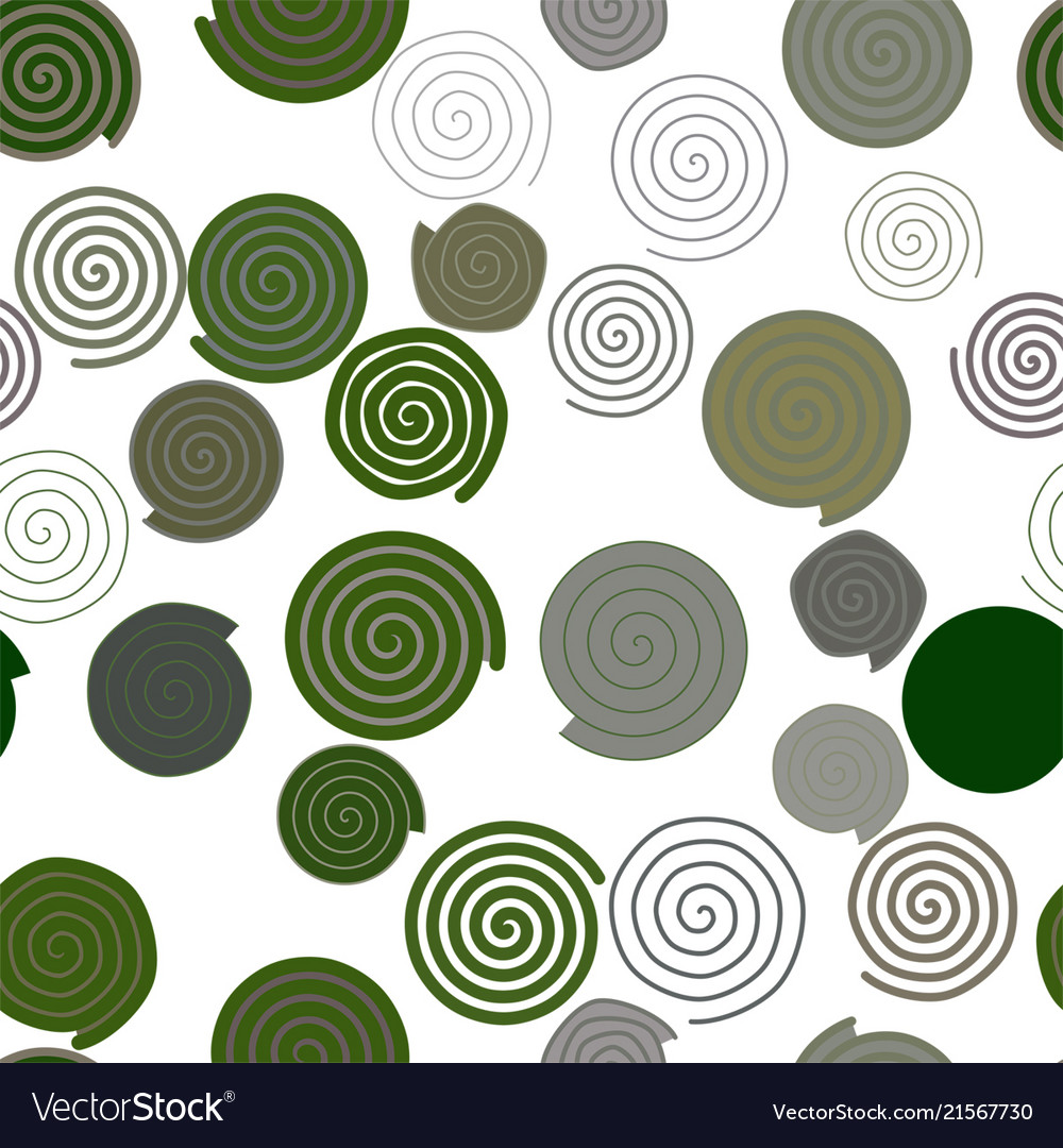 Seamless color abstract twirl circle lines