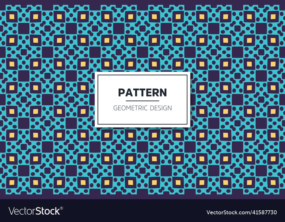 Simple seamless pattern with colorful geometric Vector Image Simple seamless pattern with colorful geometric