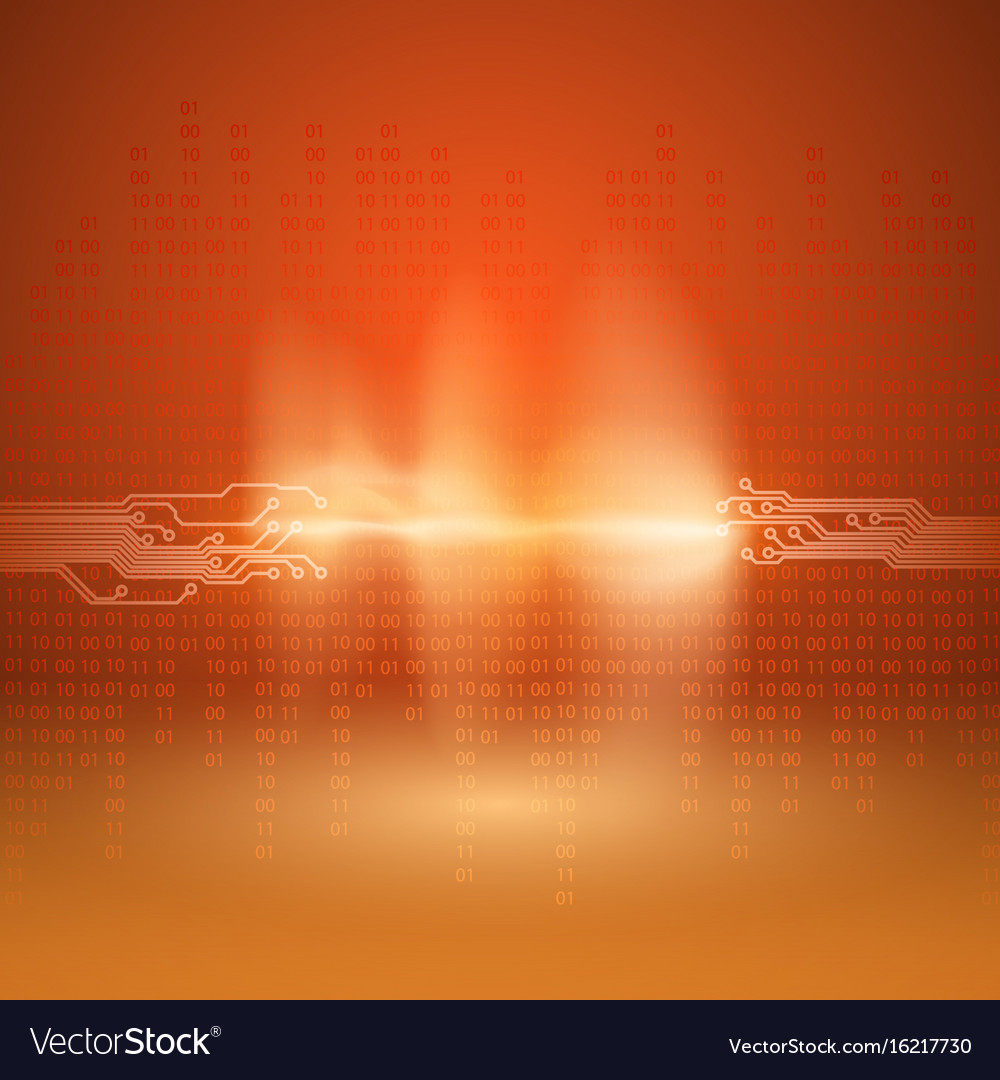 Stream of binary code with circuit board texture