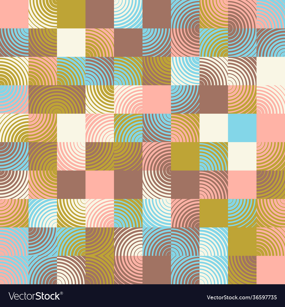 Circular abstract pattern design vector image Circular abstract pattern design