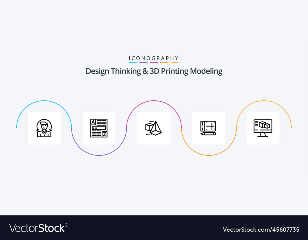 Design thinking and d printing modeling line 5