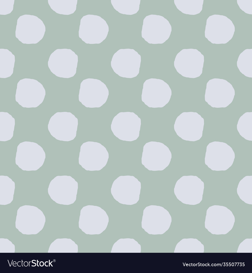 Simple polka dots seamless pattern Vector Image Simple polka dots seamless pattern