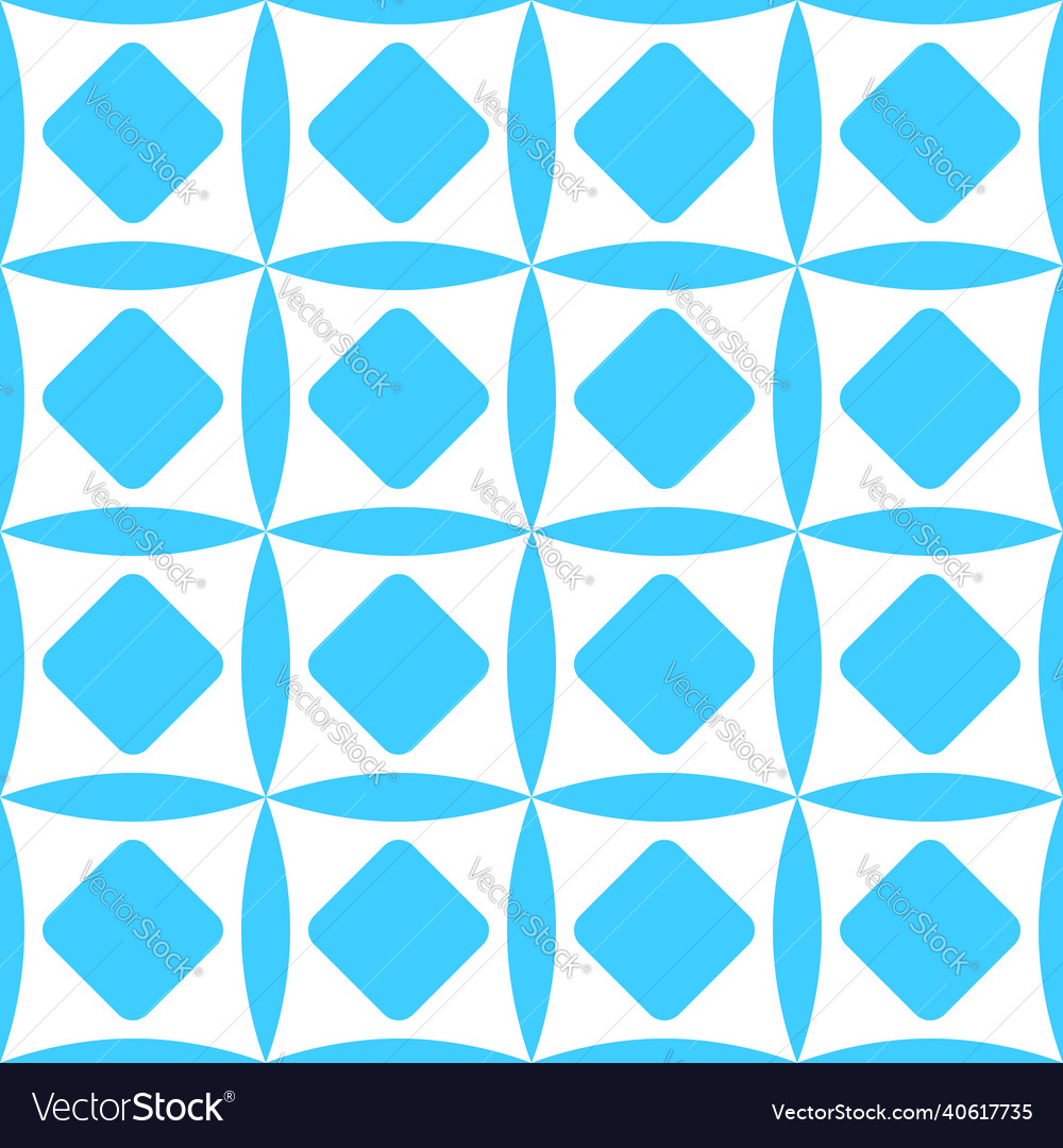 Simple seamless pattern blue elipse and rounded vector image Simple seamless pattern blue elipse and rounded