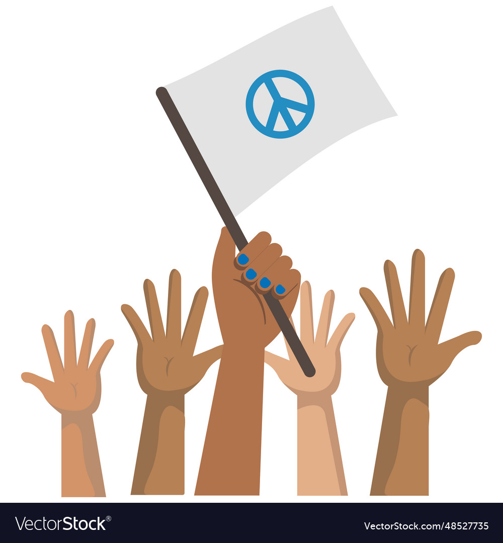 World peace day Royalty Free Vector Image - VectorStock