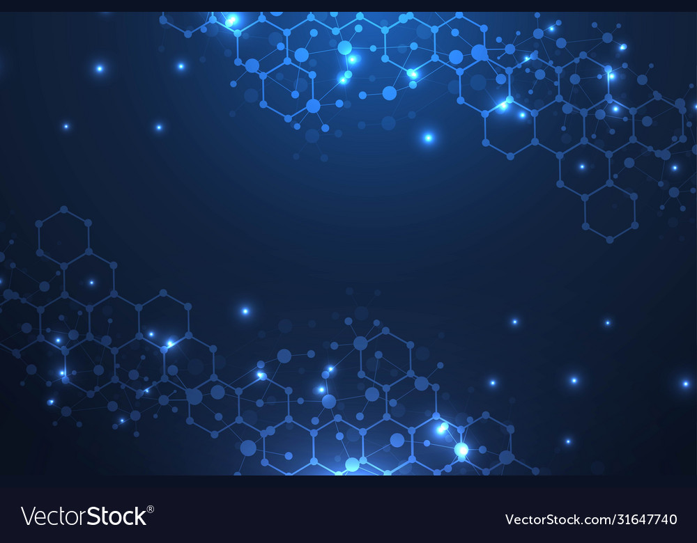 Big data visualization background modern vector image Big data visualization background modern