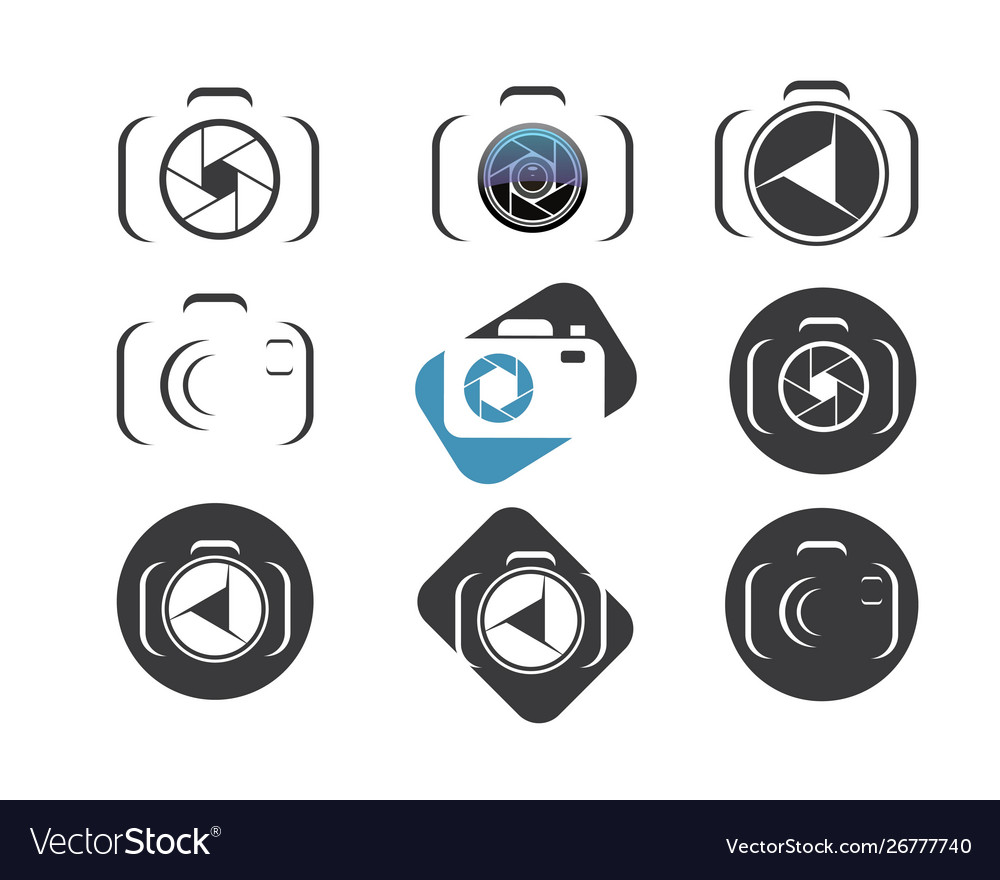 Camera Shutter Icon - Close-up