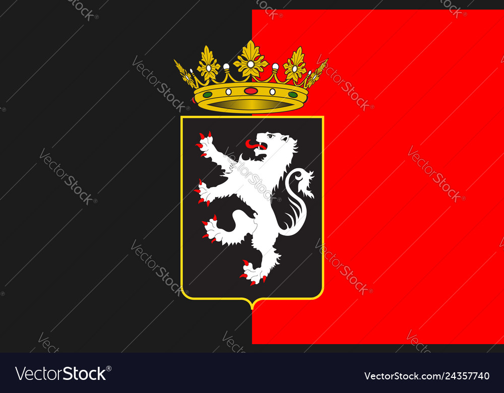 Flag of aosta valley italy