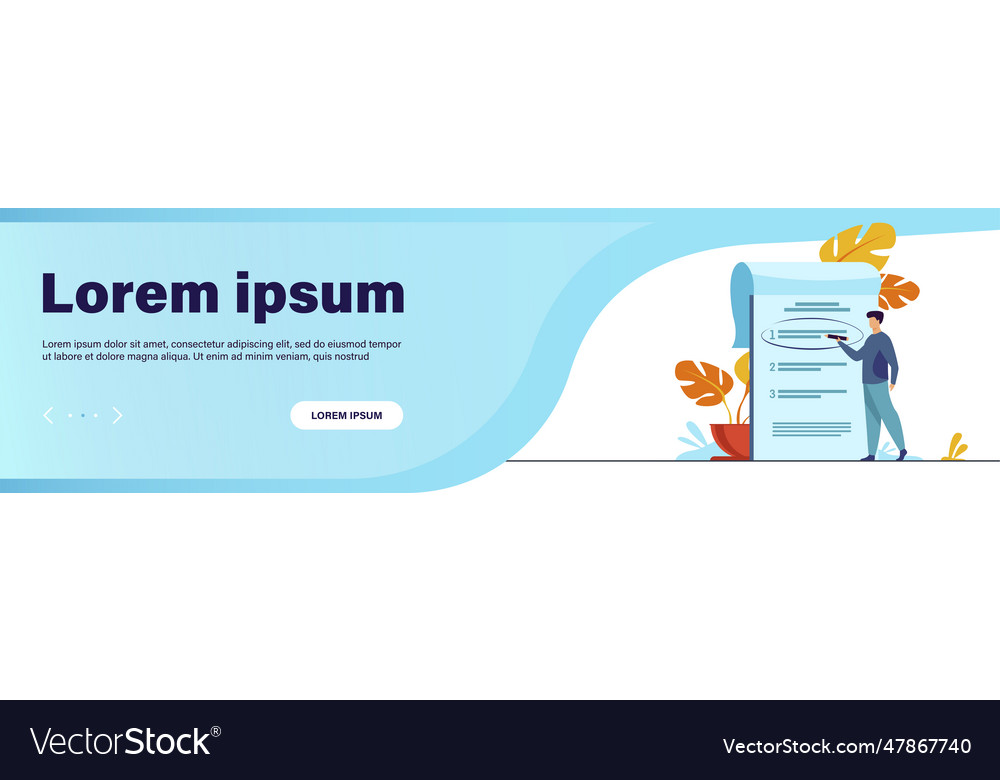 Manager prioritizing tasks in to do list Vector Image Manager prioritizing tasks in to do list