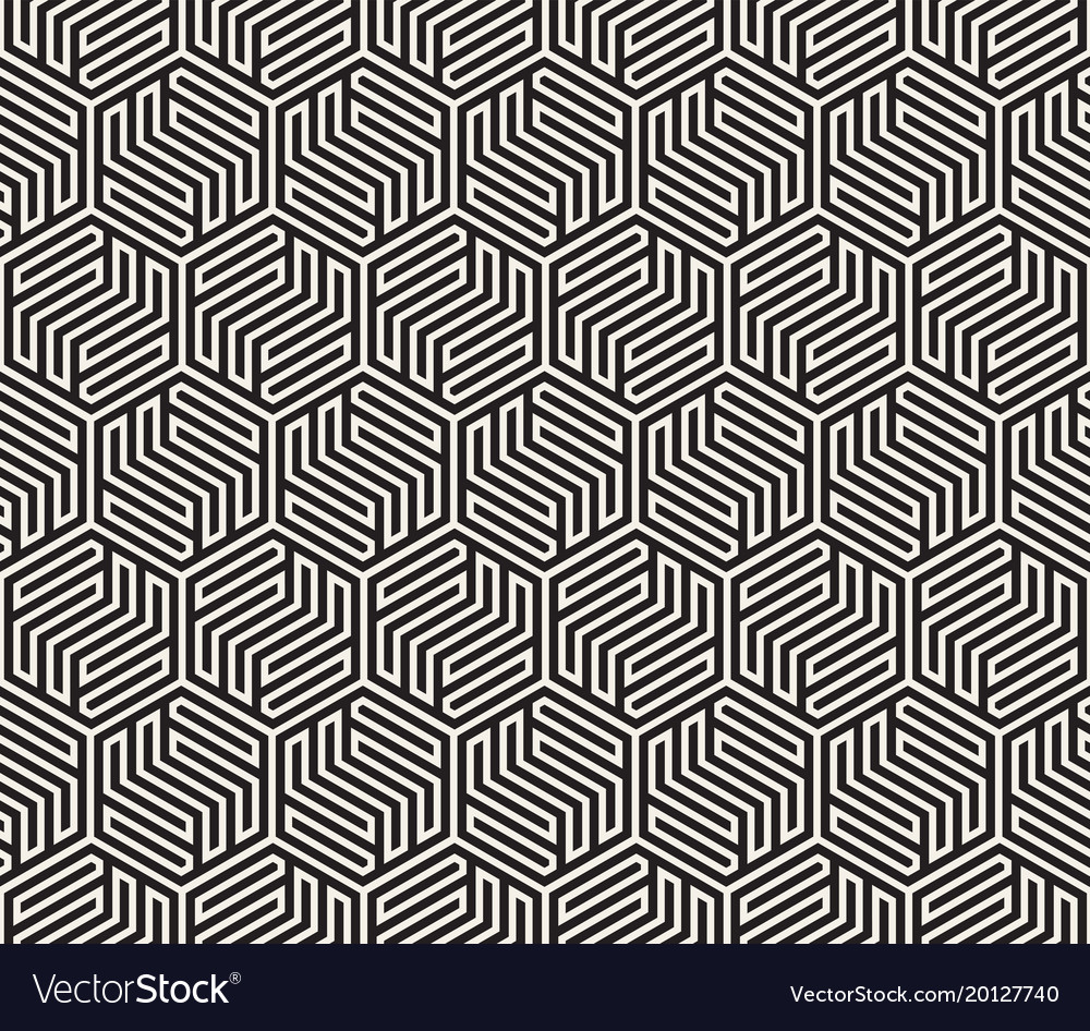 Modern Geometric Stripe Pattern