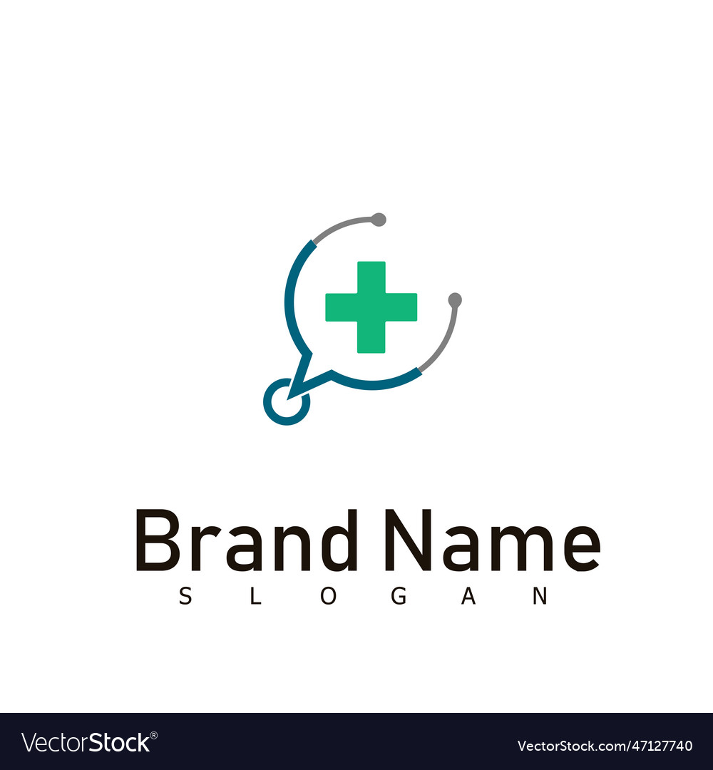 Stethoscope consultation health logo care hospital