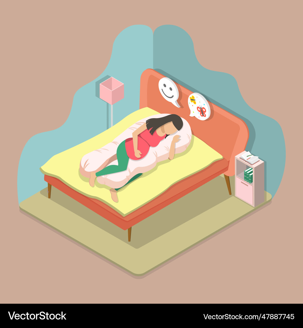 3d isometric flat conceptual Royalty Free Vector Image