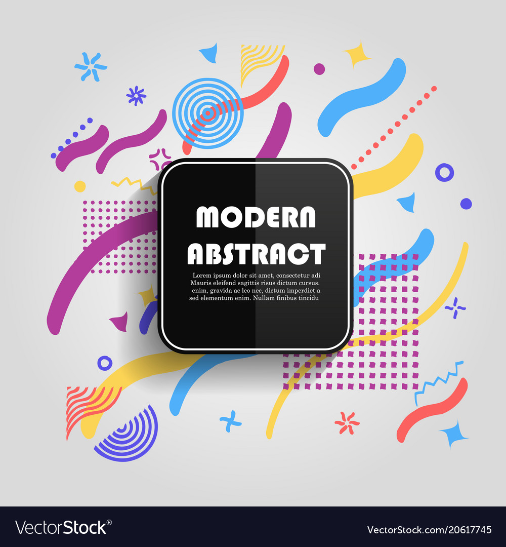 Abstract colorful geometric pattern design
