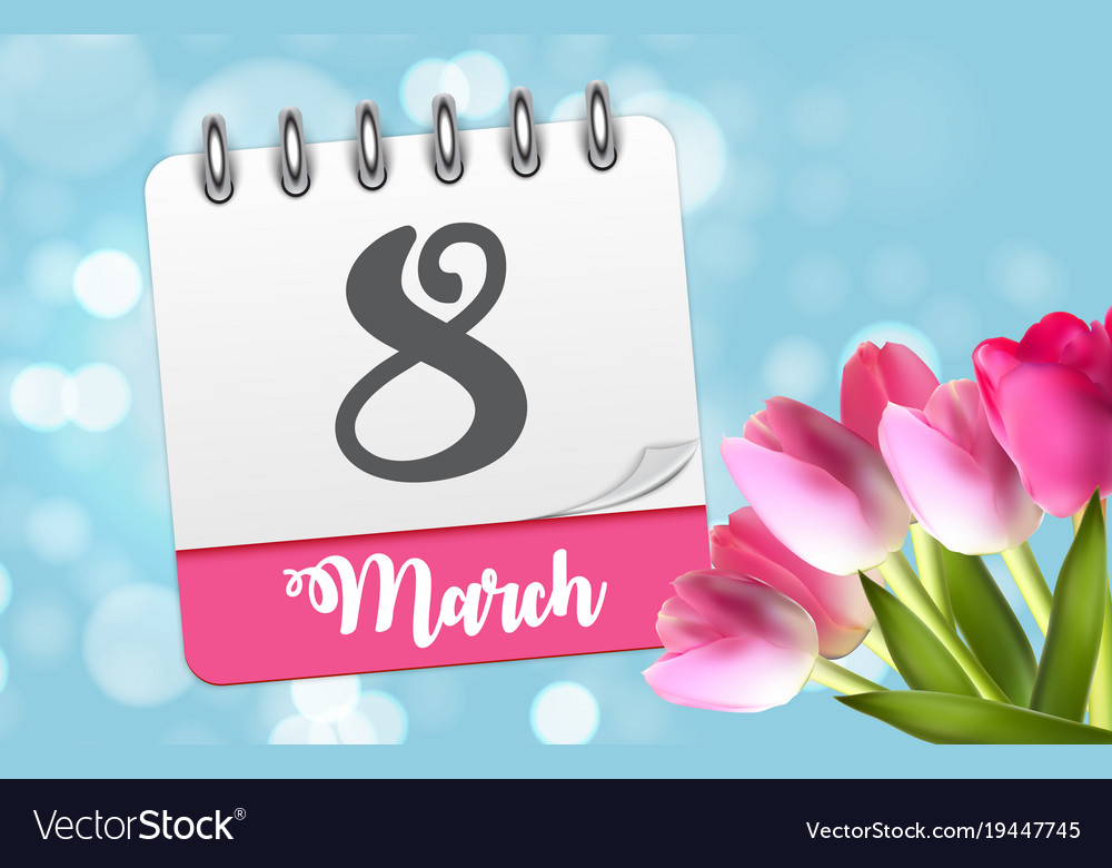 Poster international happy women s day 8 march