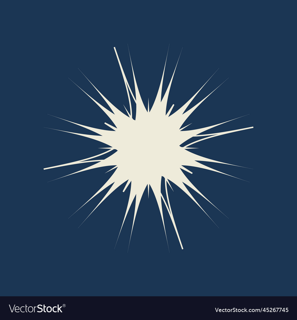 Snowflake abstract rays on a dark background