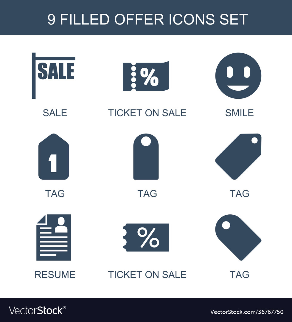 9 offer icons