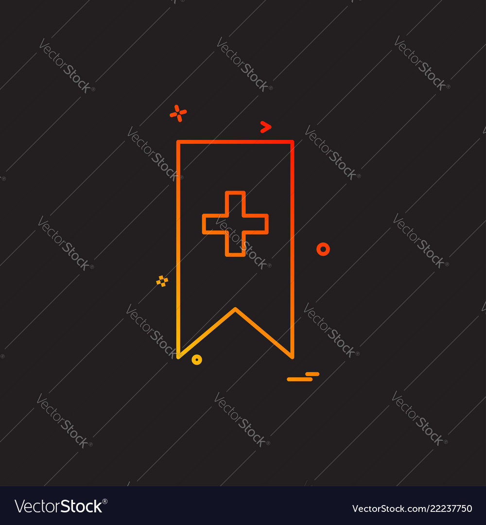 Bookmark icon design